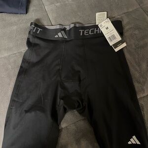 Adidas Black Techfit Shorts
